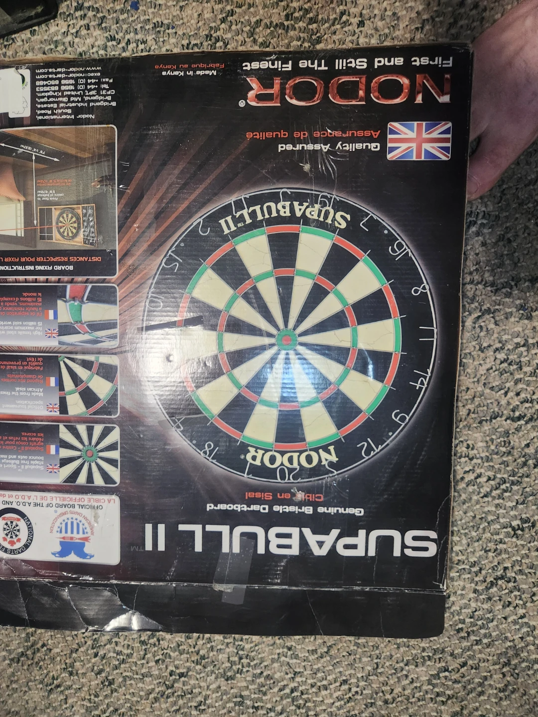 Nodor Supabull II Genuine Bristle Dartboard - photo 3