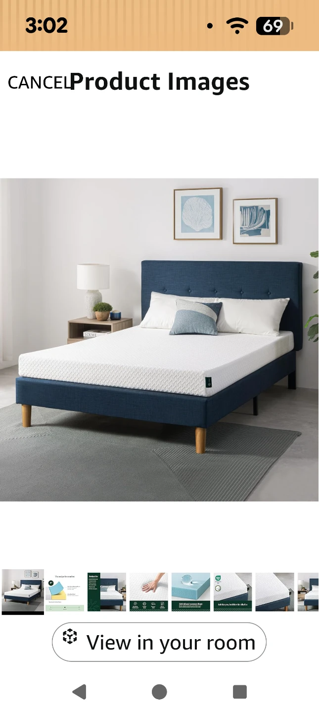 Lucid 8-inch Memory Foam Mattress