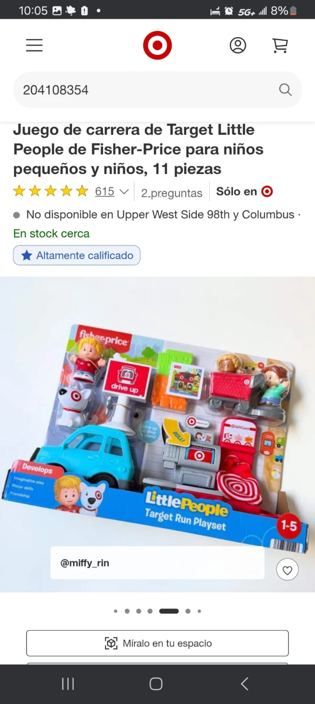 Fisher-Price Little People Target Run Playset