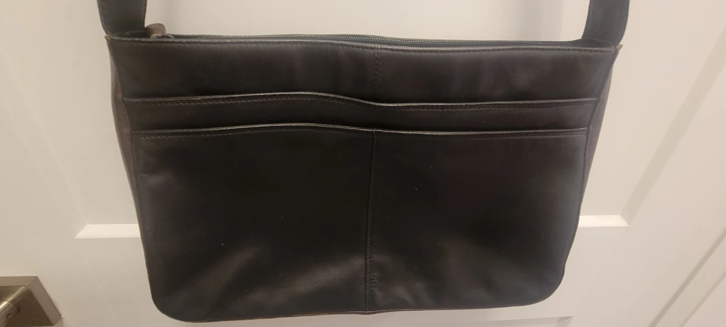 Derek Alexander Black Leather Shoulder Bag - photo 2