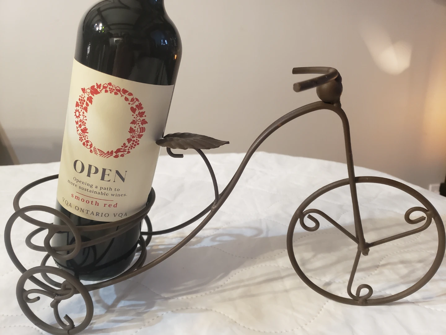 Metal Bicycle Wine Bottle Holder - photo 5