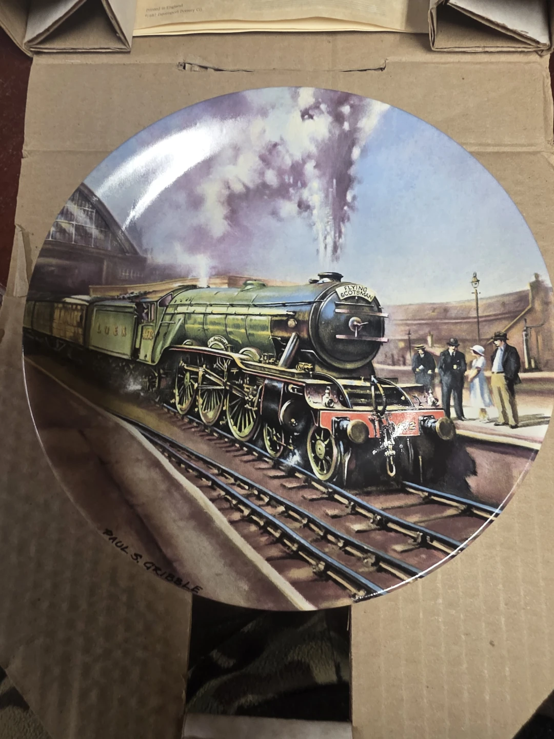 Davenport "The Flying Scotsman" Collector Plate