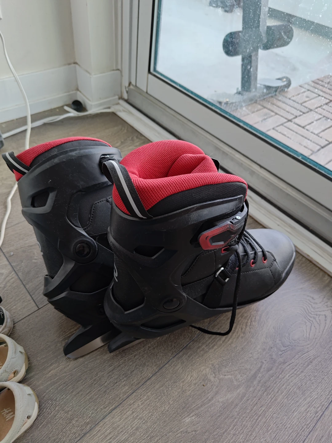 Black Ice Skates Size 46