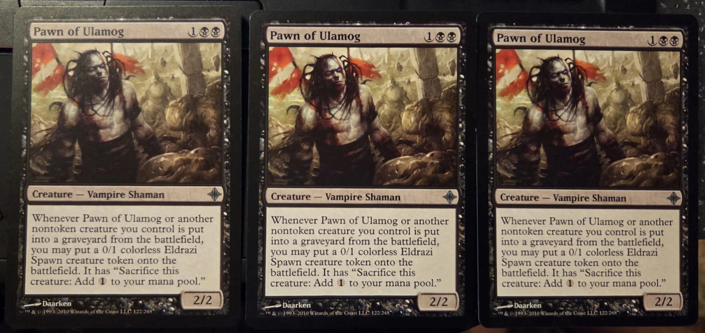 Pawn of Ulamog x3 Magic the Gathering Card