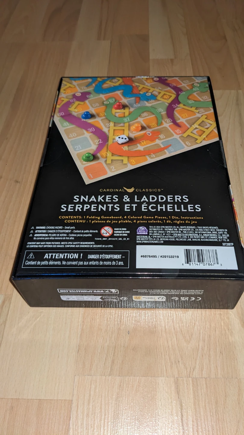 Cardinal Classics Snakes & Ladders Game 🏆 - photo 2