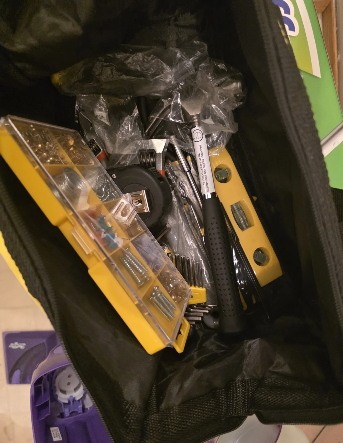 Stanley Tool Bag with Assorted Tools