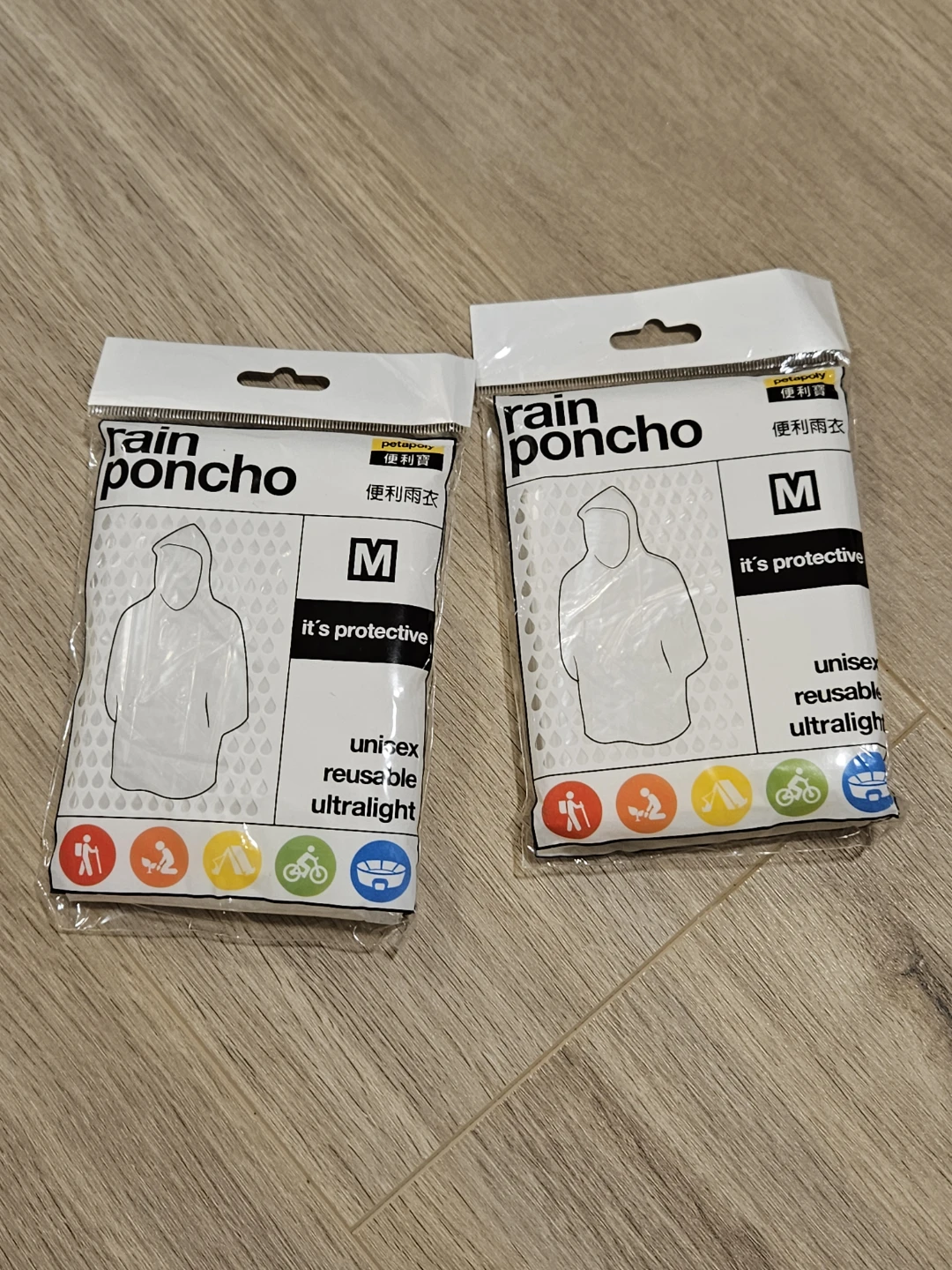 2 x M Rain Poncho - Free with a purchase