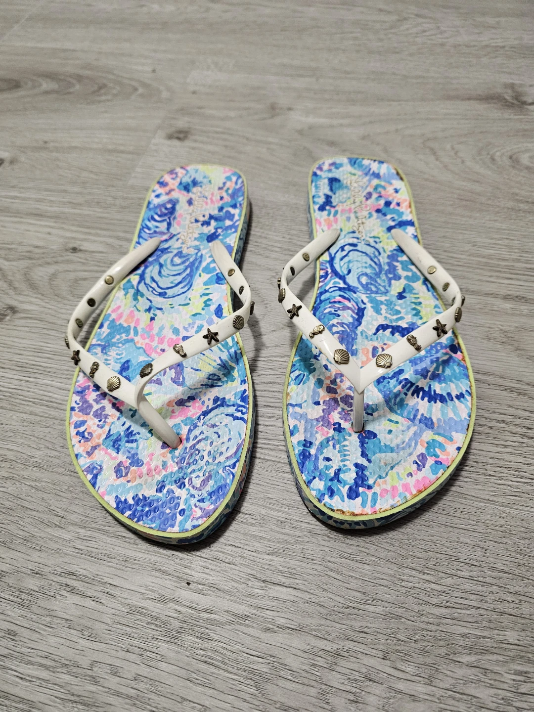Lilly Pulitzer Flip Flops