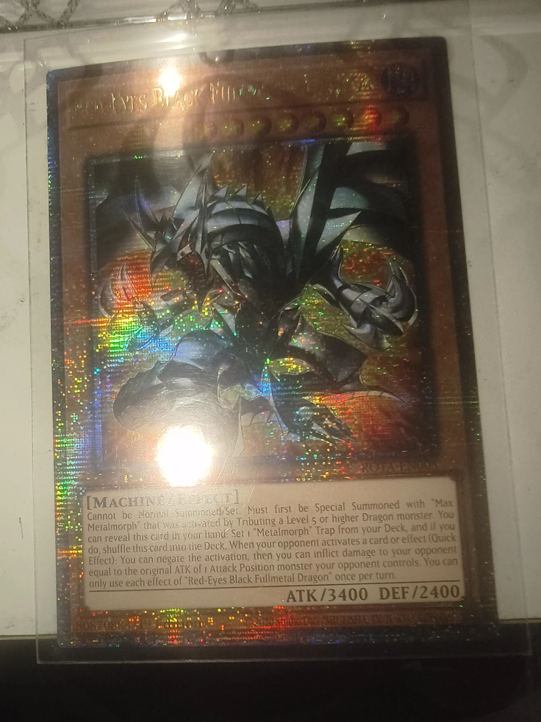Yu-Gi-Oh! Red-Eyes Black Metal Dragon Card