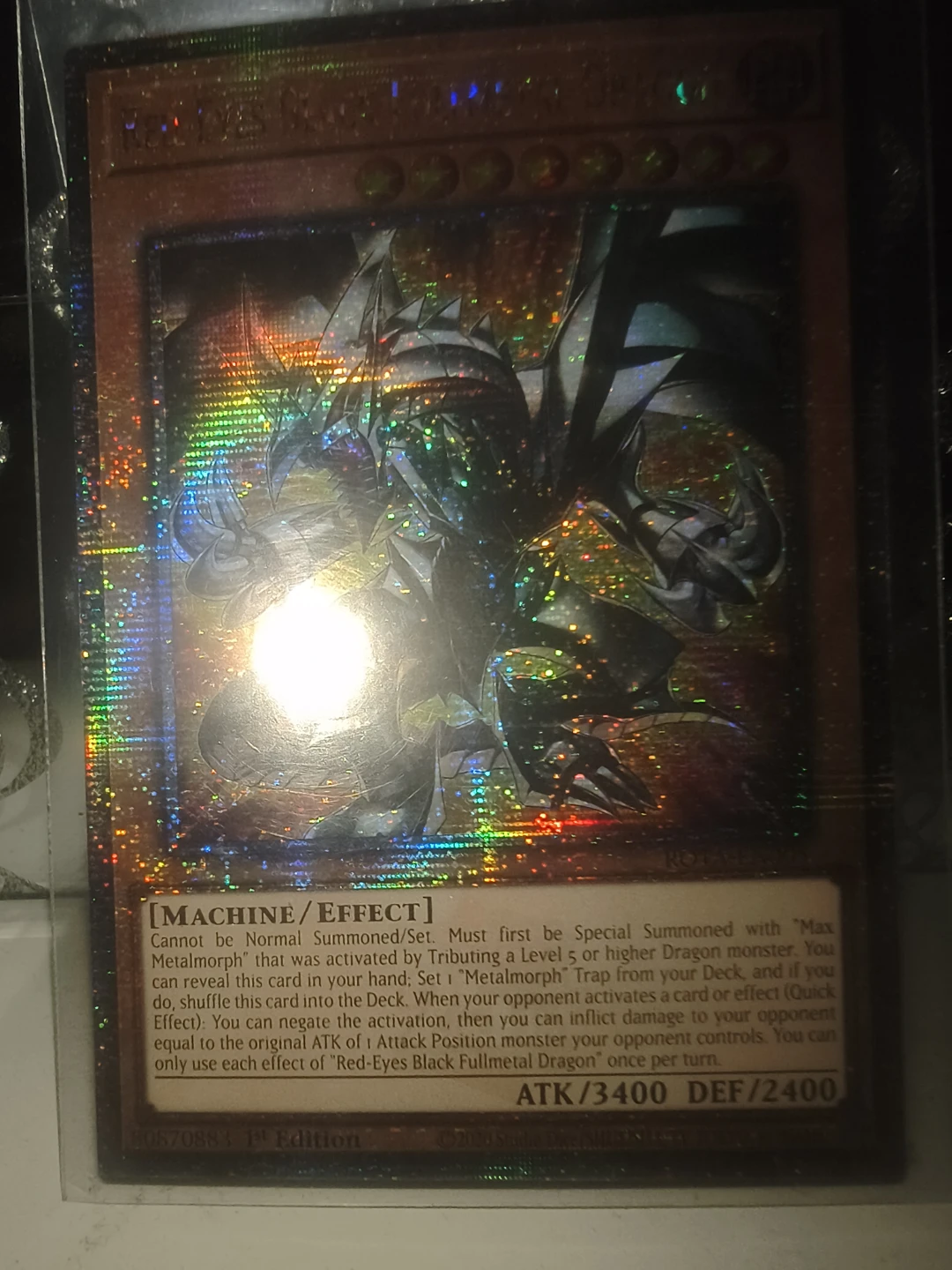Yu-Gi-Oh! Red-Eyes Black Metal Dragon Card - photo 2