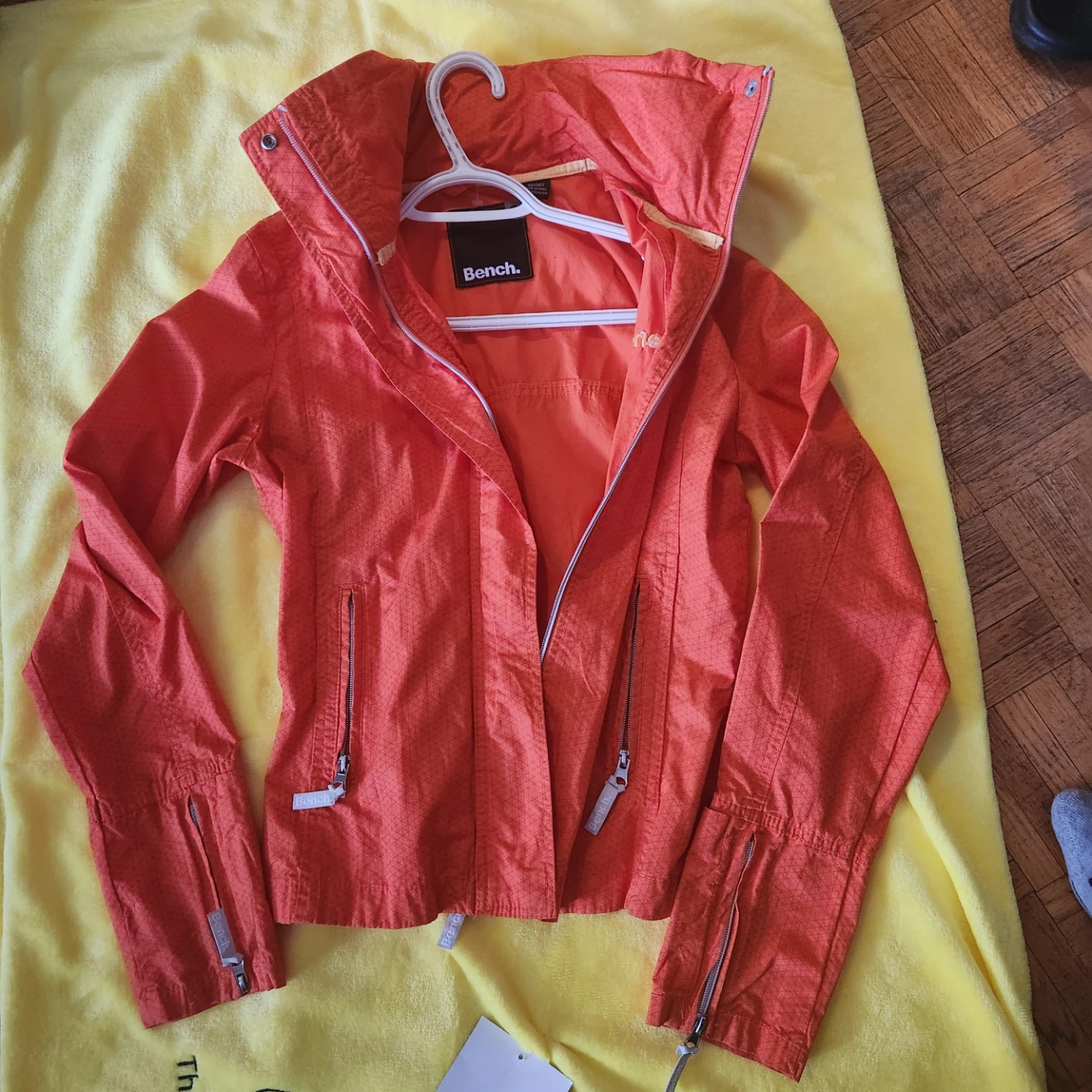 Bench Jacket - Orange, Size S