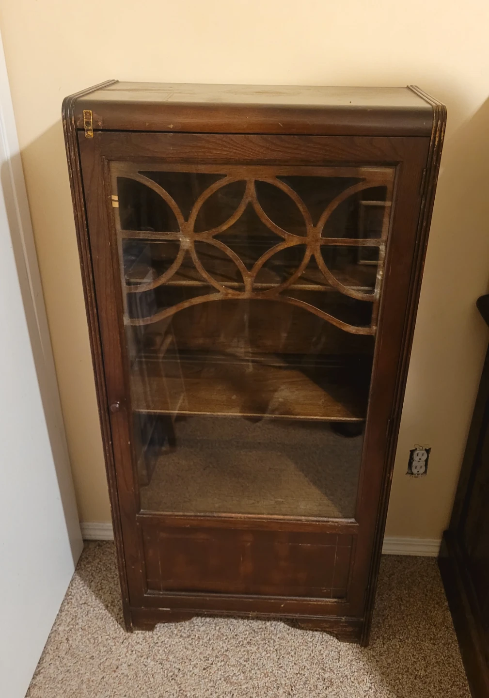 Wilson's 1920s Mahogany China Cabinet