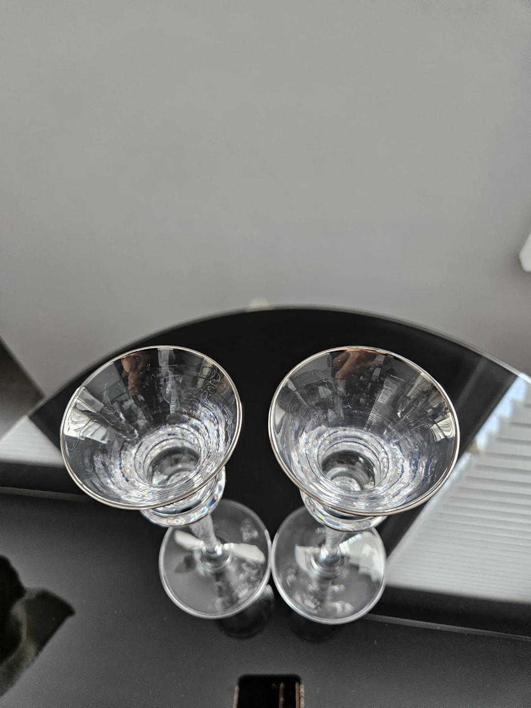 2 Crystal Royal Dalton Candle Stick Holders - photo 3