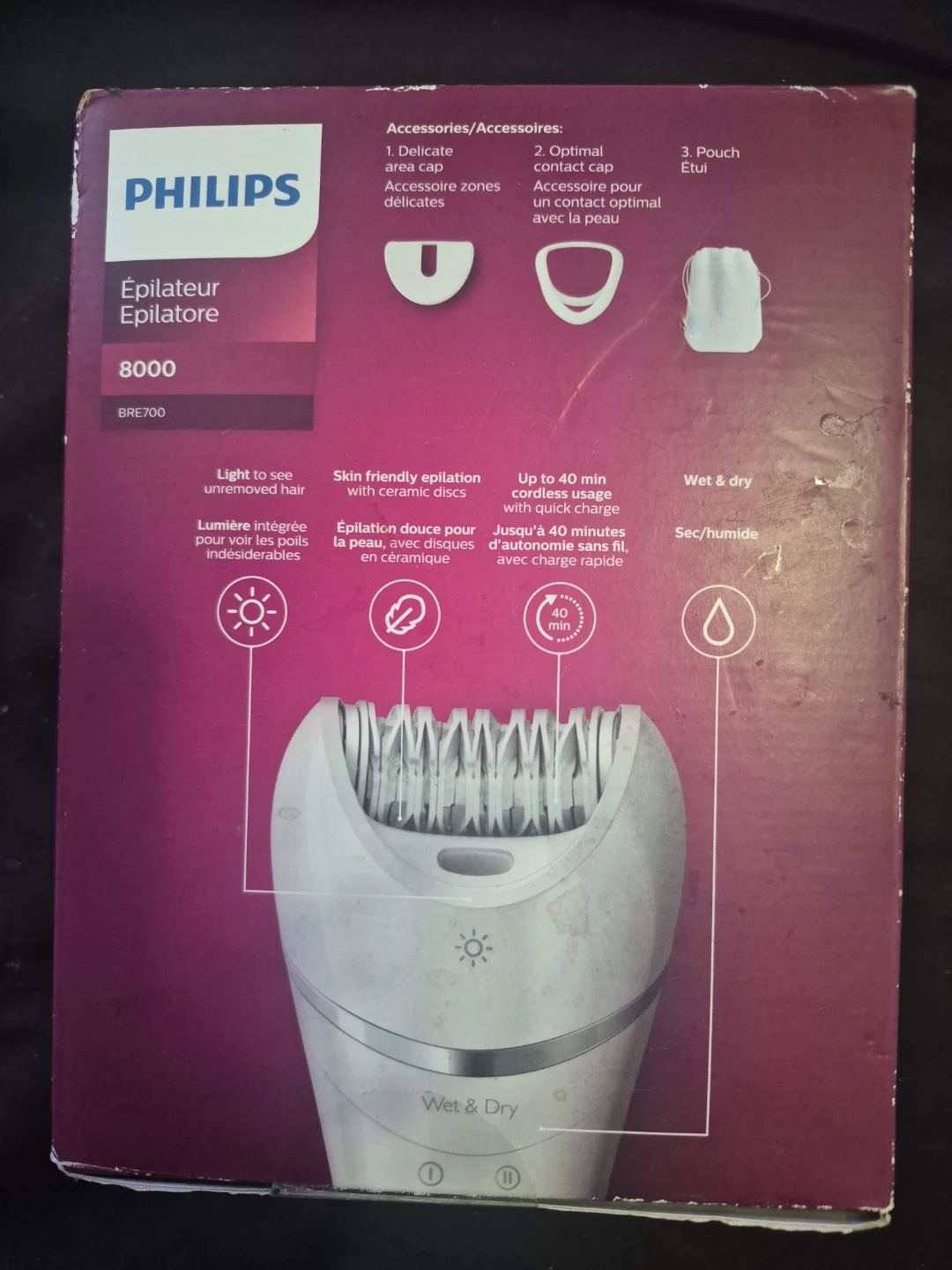 Philips Epilator 8000 BRE700 - photo 2