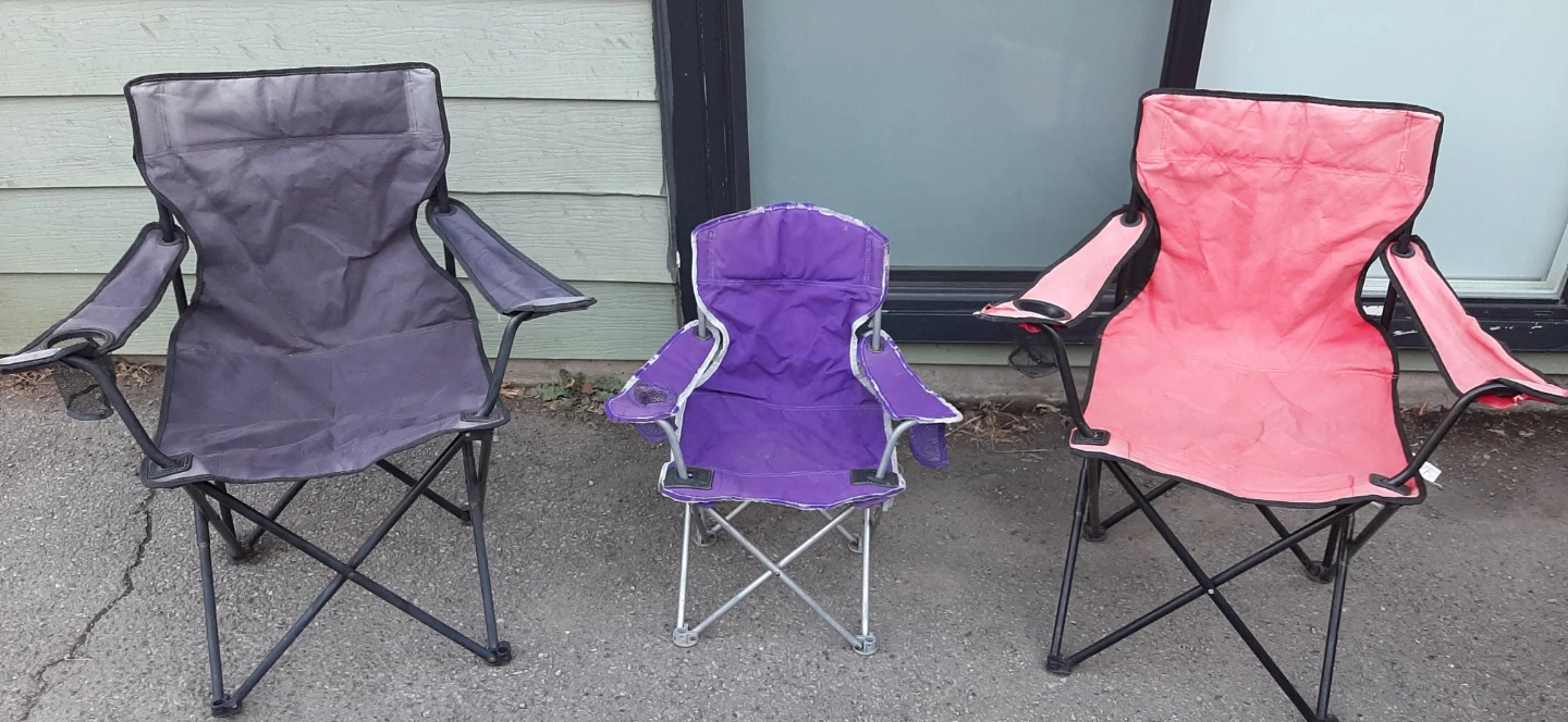 3 Ozark Camp Chairs