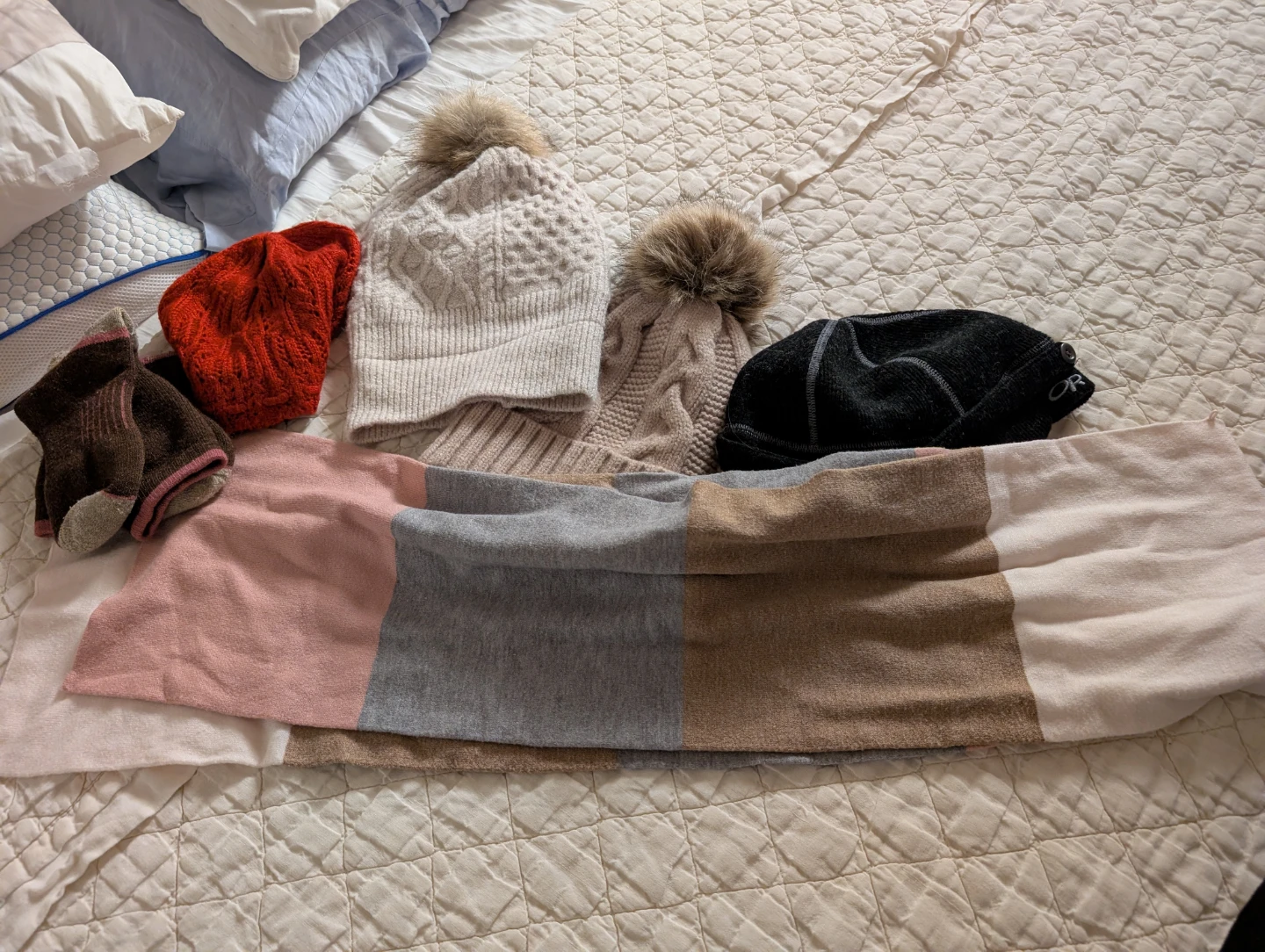 Winter Hat and Scarf Set