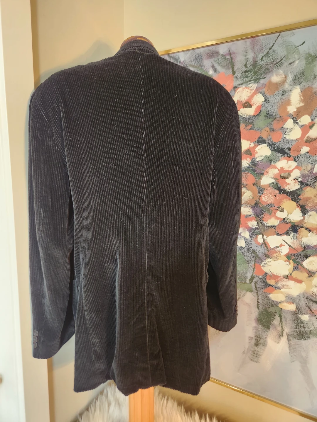 BIG & TALL Men's BLACK Corduroy Blazer - photo 5