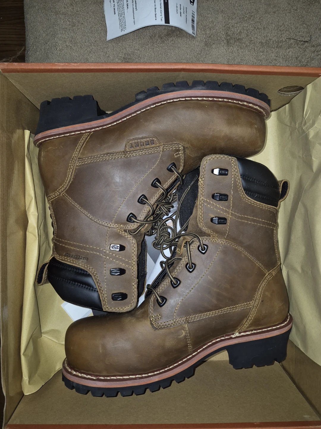 BRUNT The DiStasio Welded Waterproof Comp Toe Boots