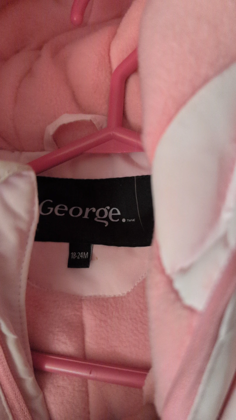 George Pink Snowsuit - 18-24 Months - photo 2