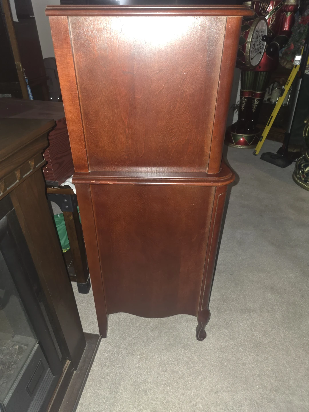 Vintage French Provincial Tall Dresser Cherry Wood - photo 4