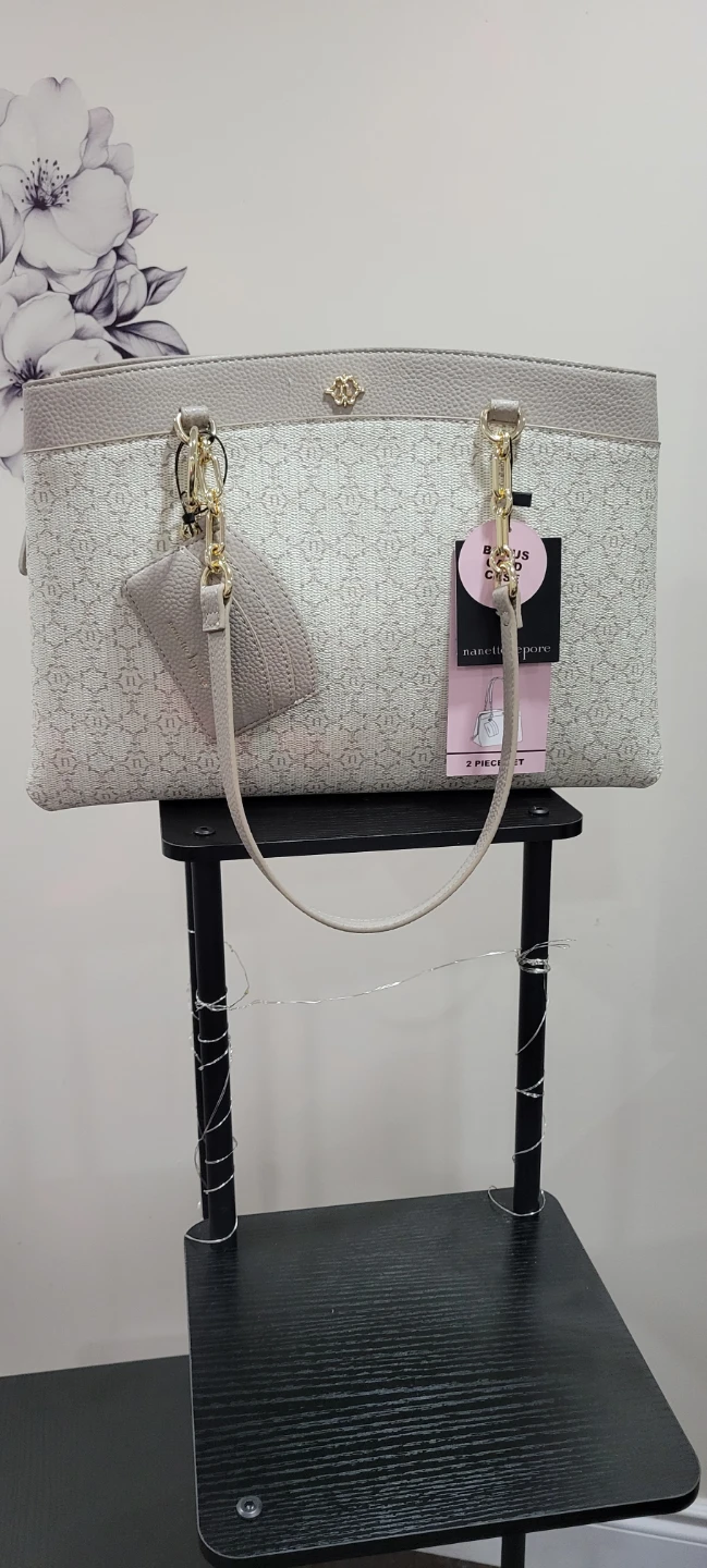 Nanette Lepore Tote Bag with Bonus Card Case