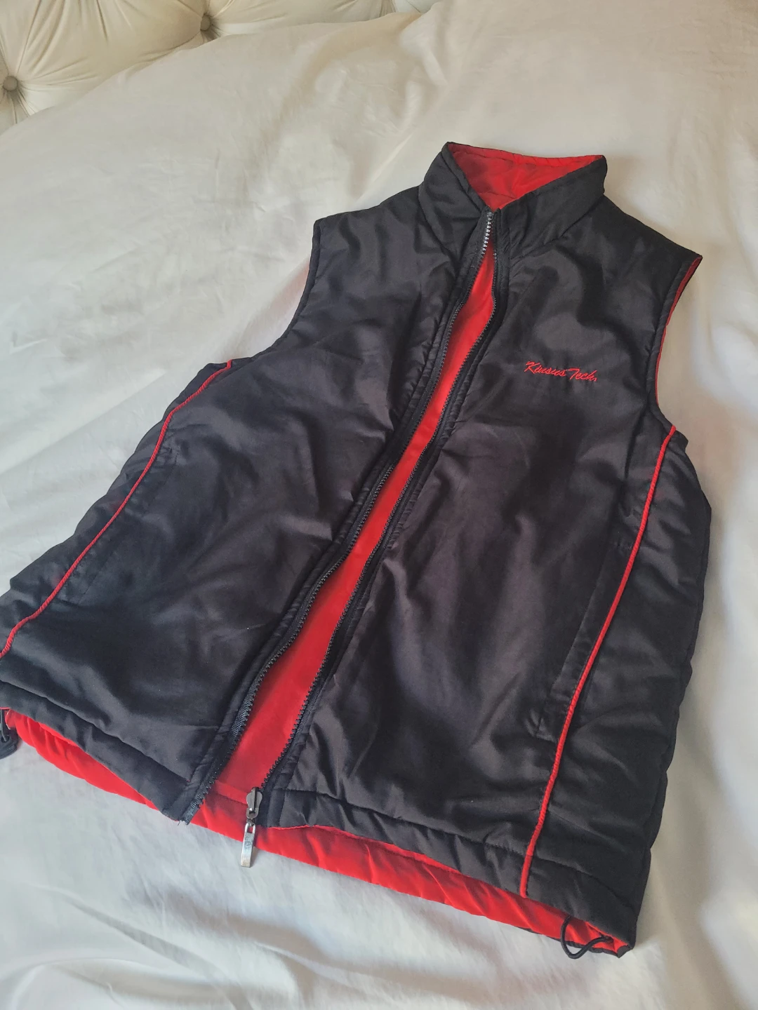 🥕Unisex Reversible Red & Black Vest - photo 2