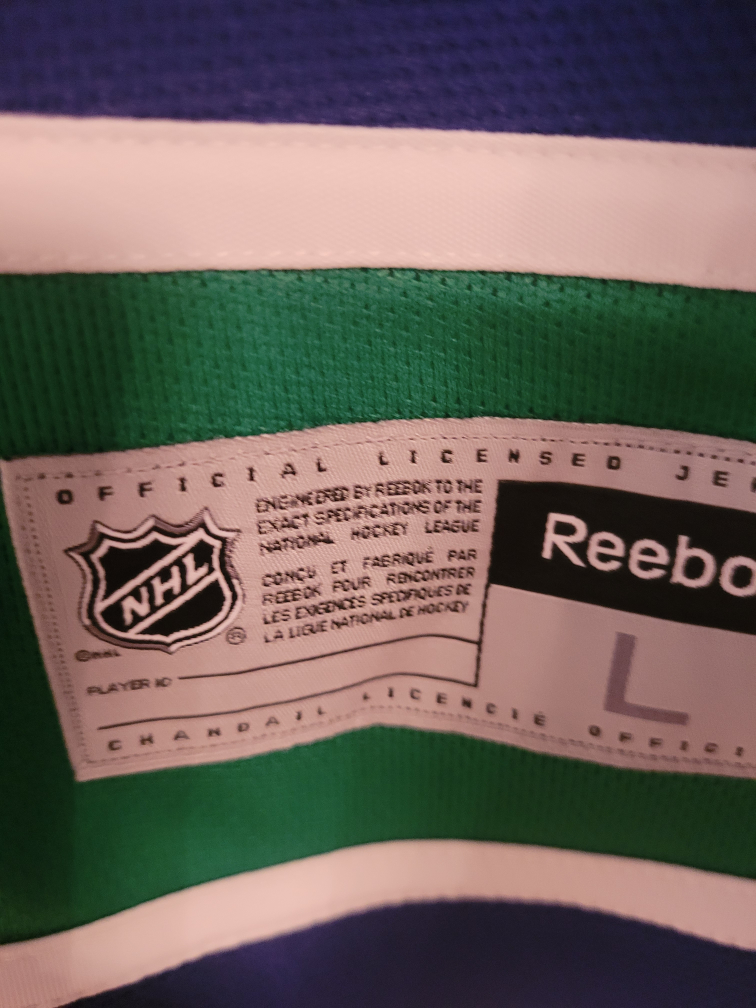 Vancouver Canucks Reebok NHL Hockey Jersey L/G - photo 2