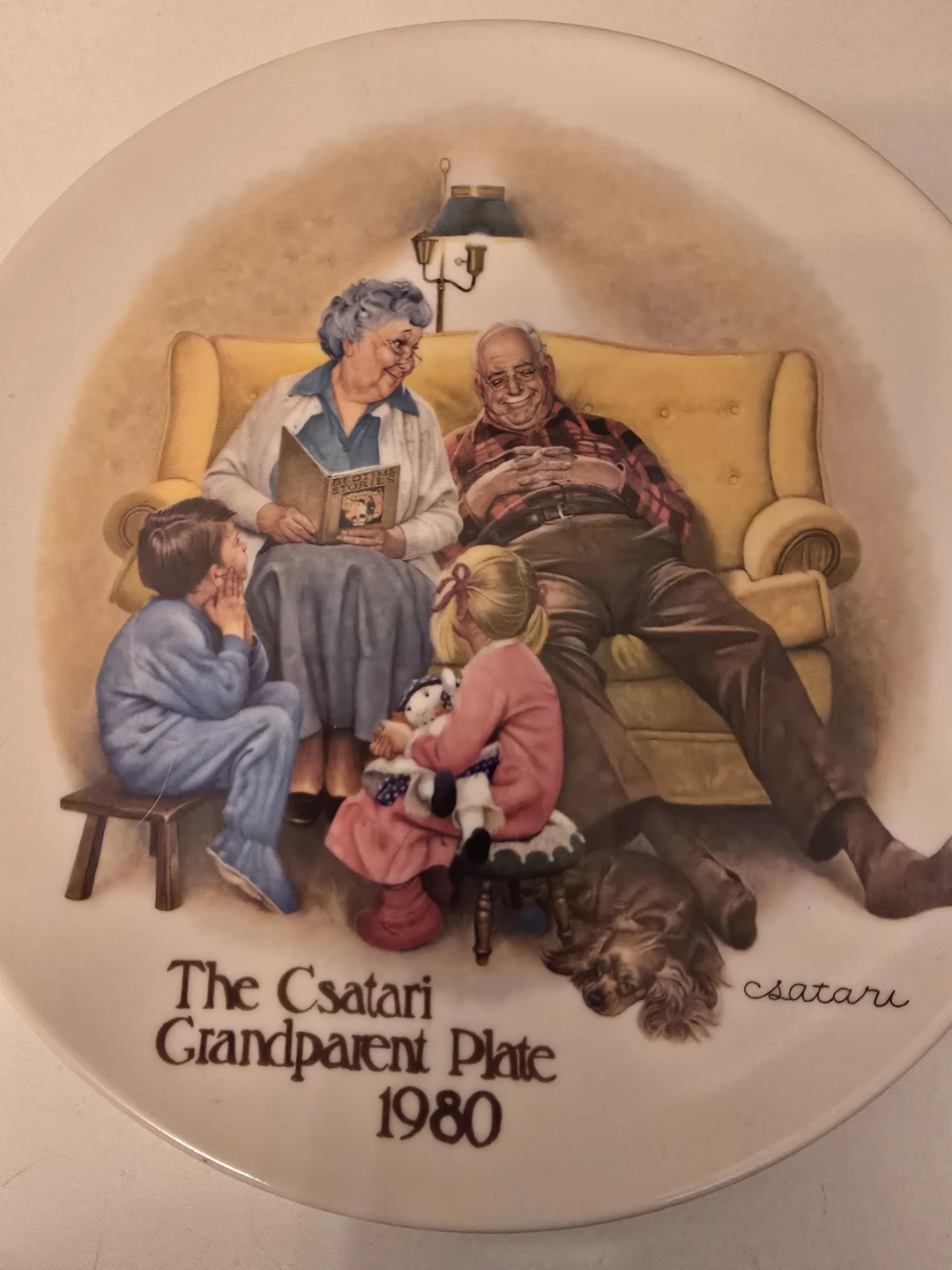 Knowles The Csátari Grandparent Plate 1980