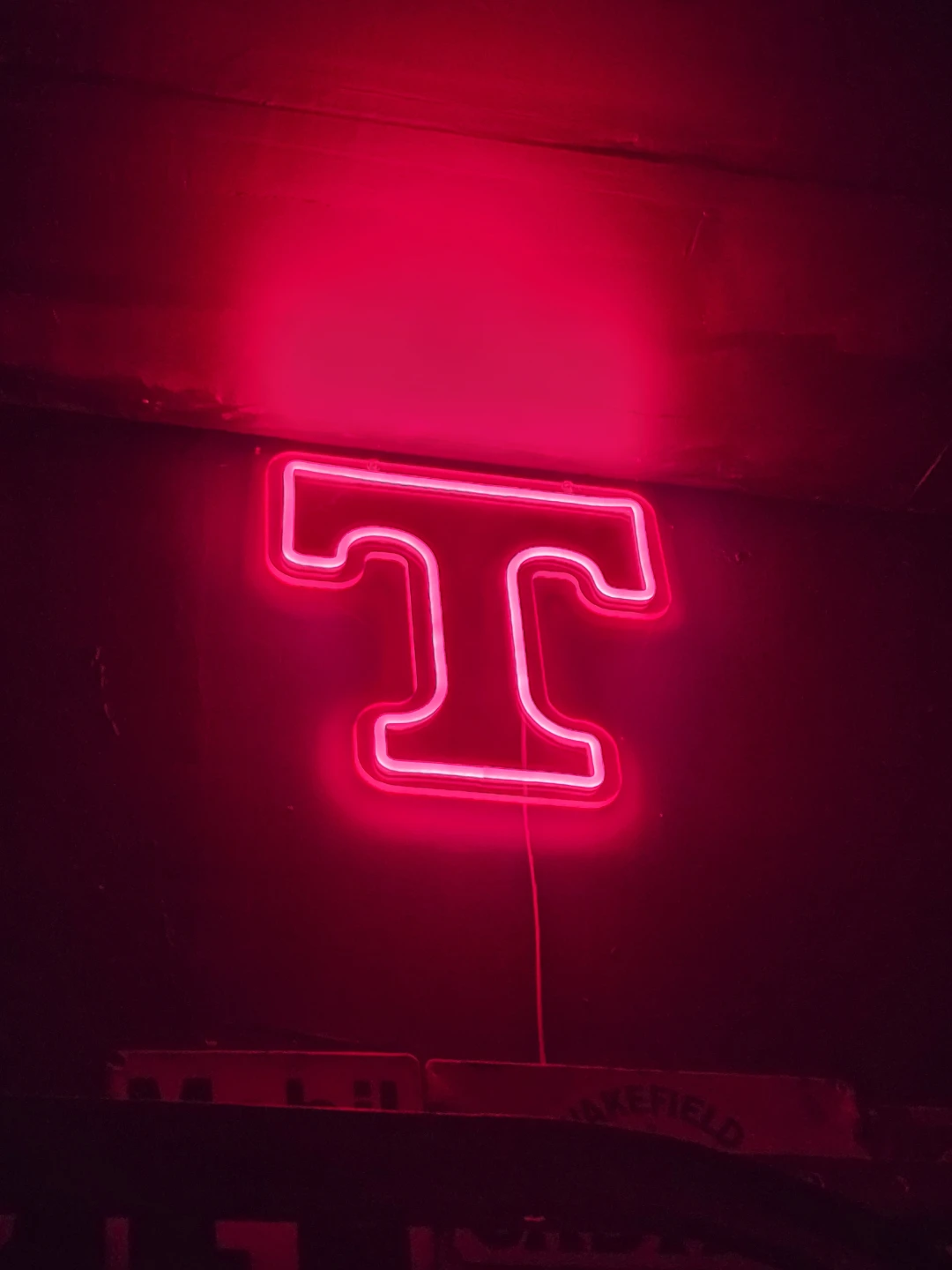 Tennessee volunteers neon sign