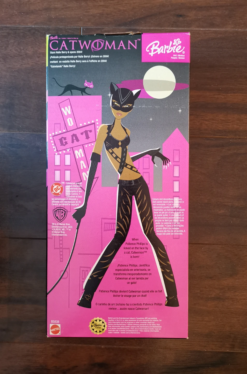 Brand new 2004 Catwoman Barbie doll - photo 2