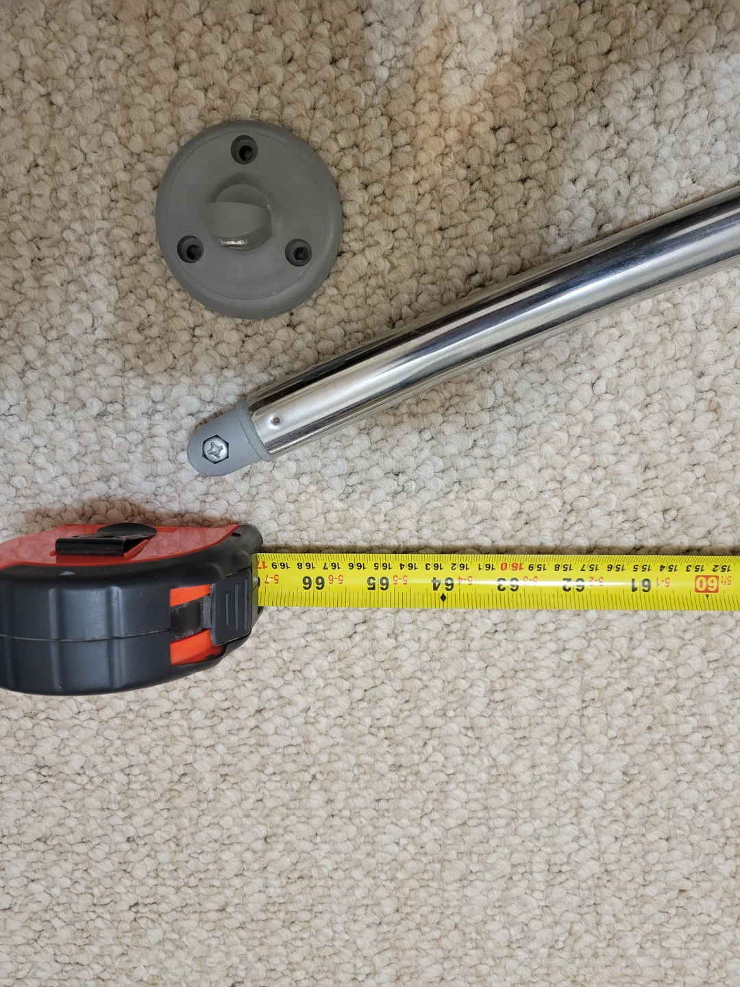 Curved Shower Curtain Rod with Mounting Hardware - photo 3