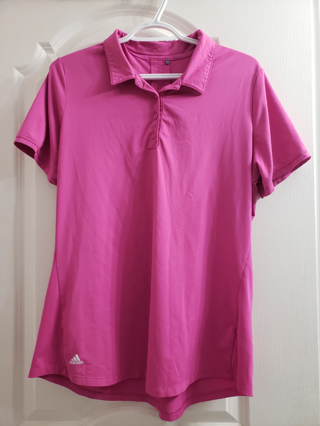 Adidas Women's Pink Primegreen Polo Shirt XL