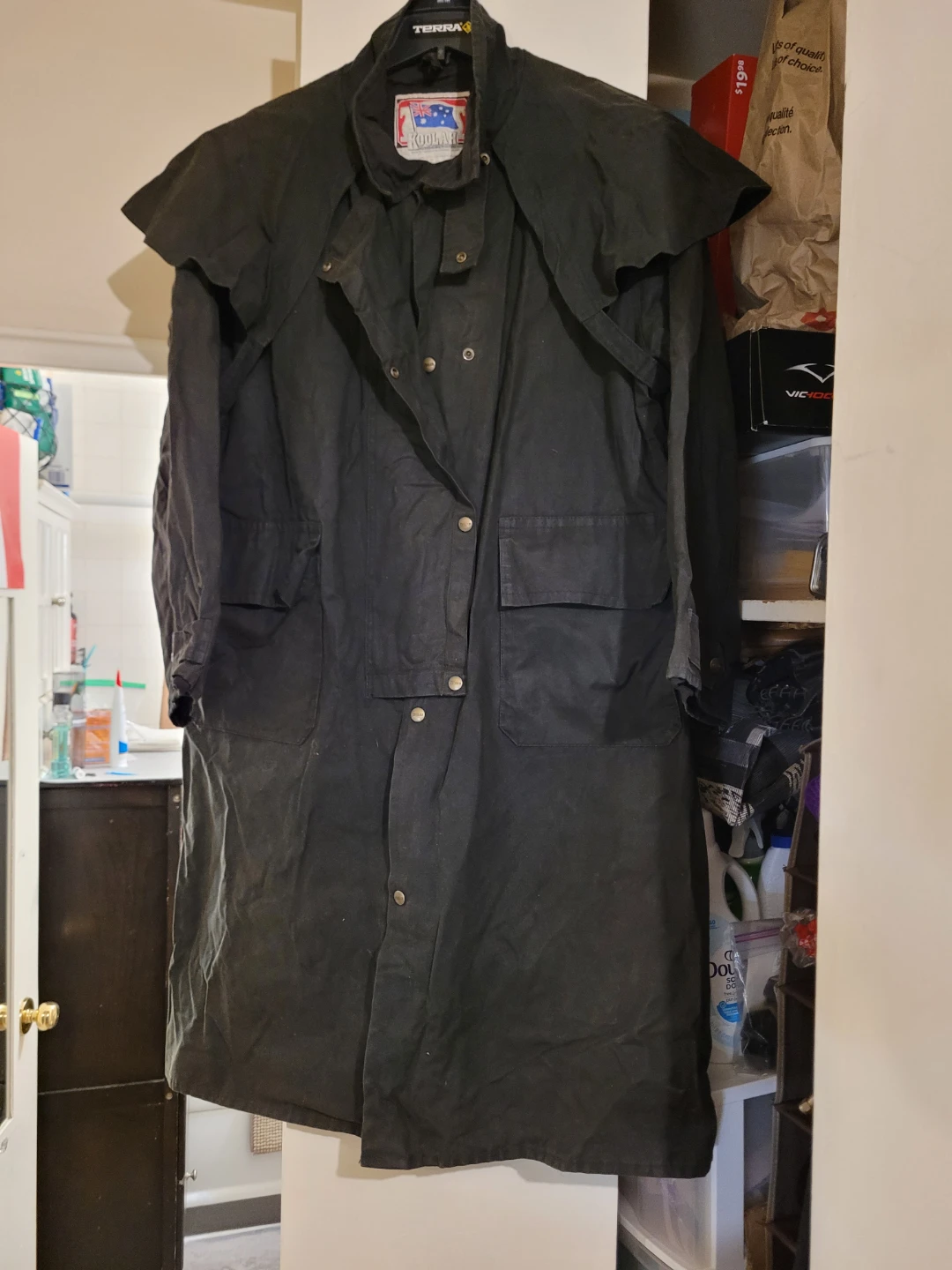 Koolah Black Duster Coat