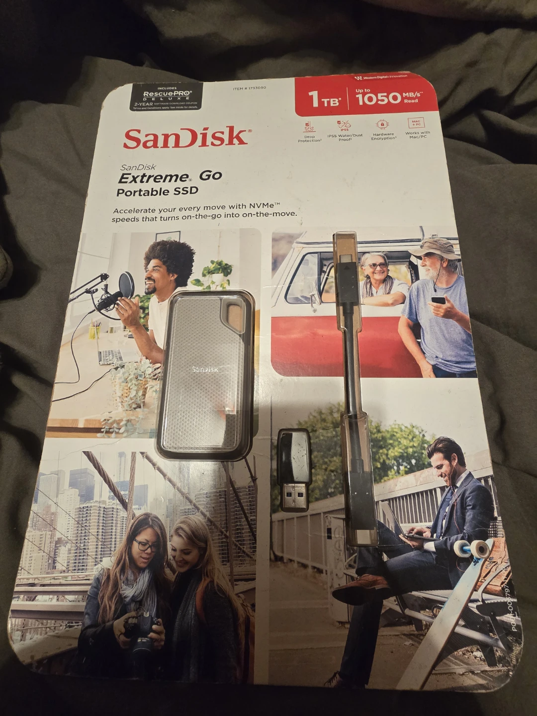 SanDisk Extreme Go Portable SSD 1TB