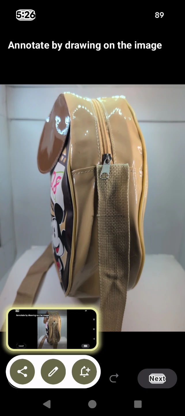 Mickey & Friends Original Tan Bag - photo 3