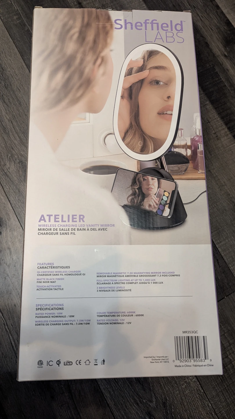 Sheffield Labs ATELIER Wireless Charging Vanity Mirror
