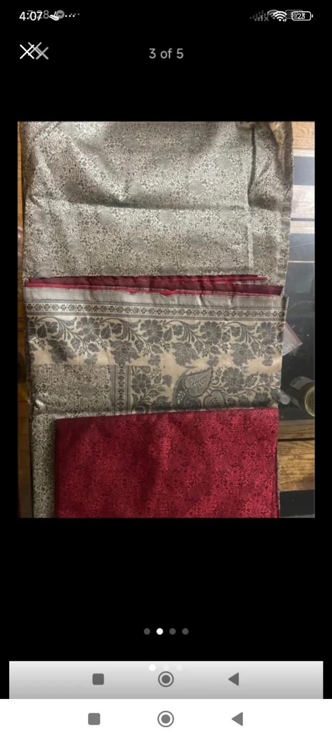 New Traditional Indian Silk Saree n suit piece - photo 3