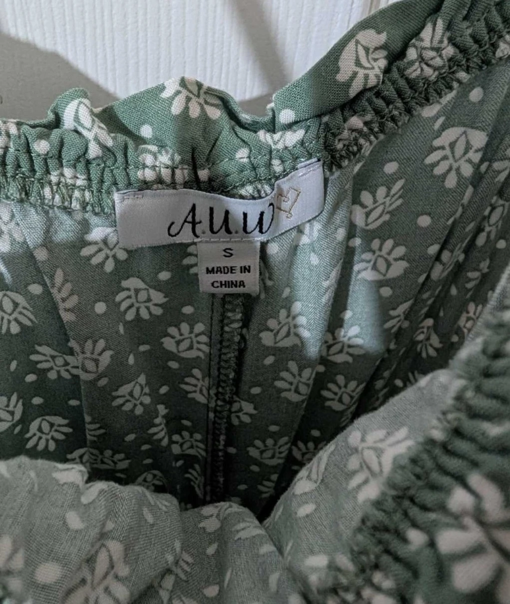 Green and White Jumpsuit - photo 4