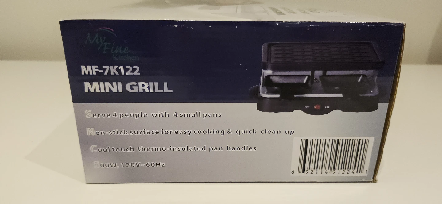 My Fine Kitchen MF-7K122 Mini Grill - photo 2