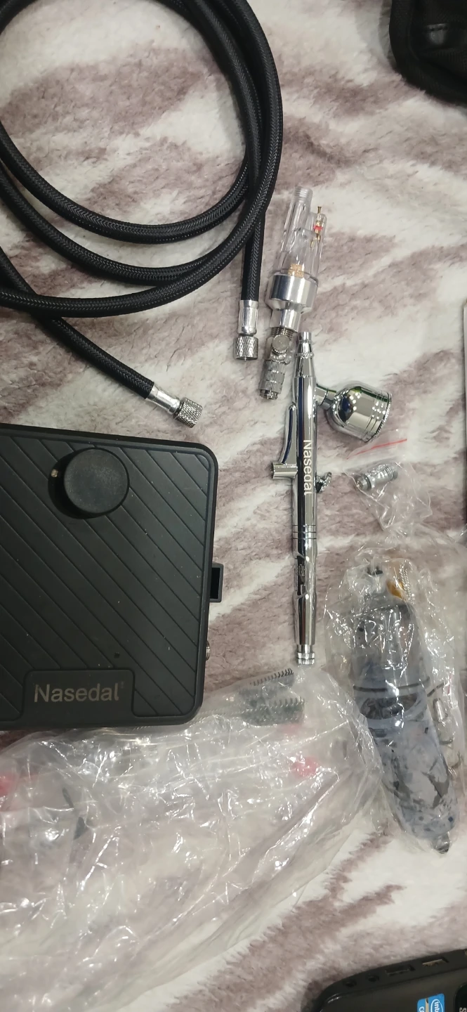 Nasedal Airbrush Kit with Compressor Hose