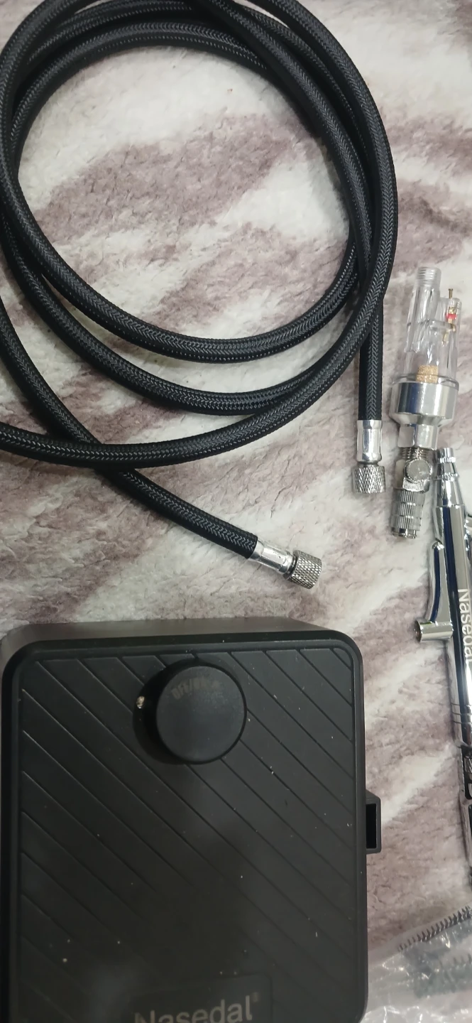 Nasedal Airbrush Kit with Compressor Hose - photo 2