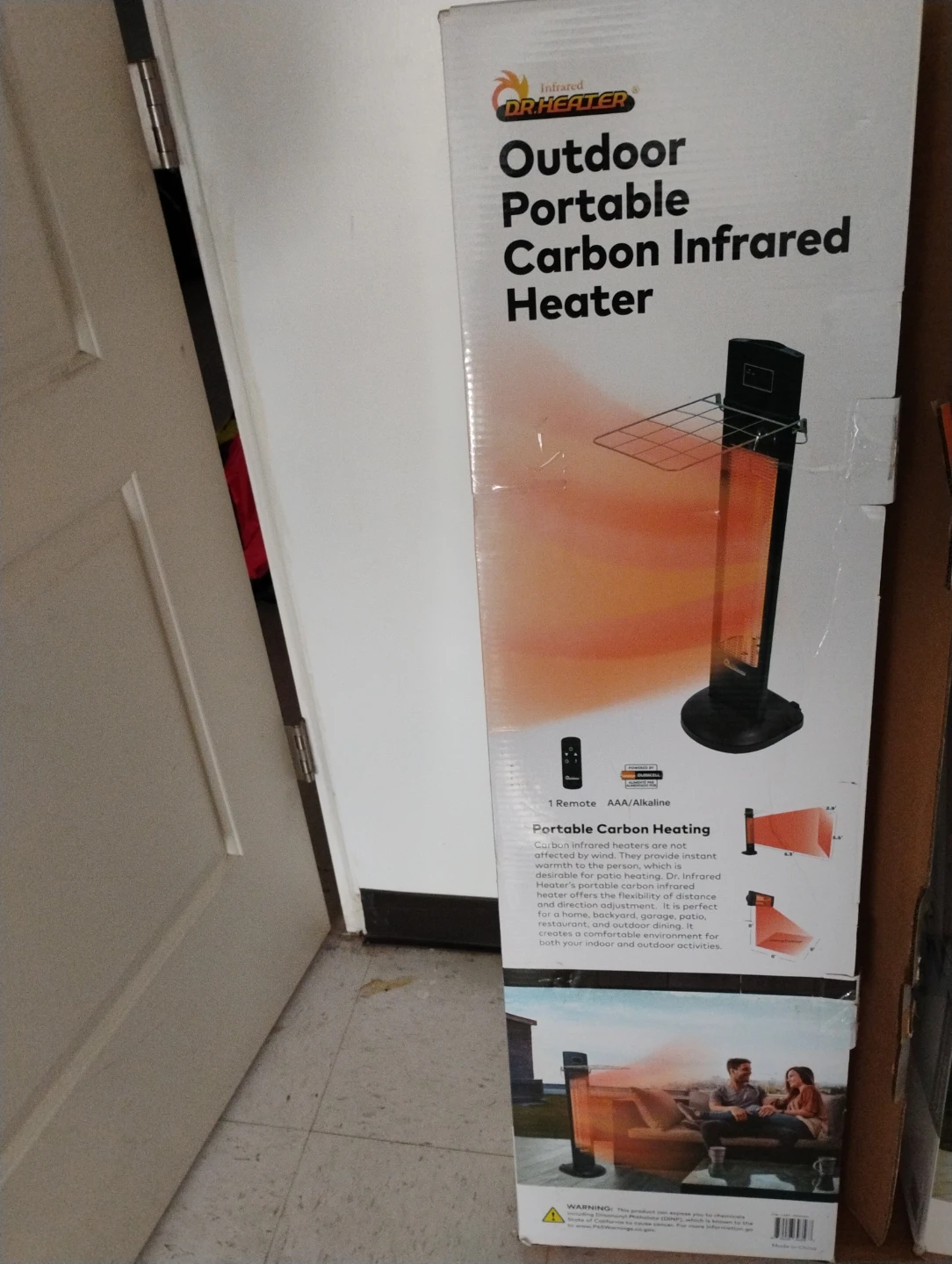 Dr. Infrared Outdoor Portable Carbon Infrared Heater
