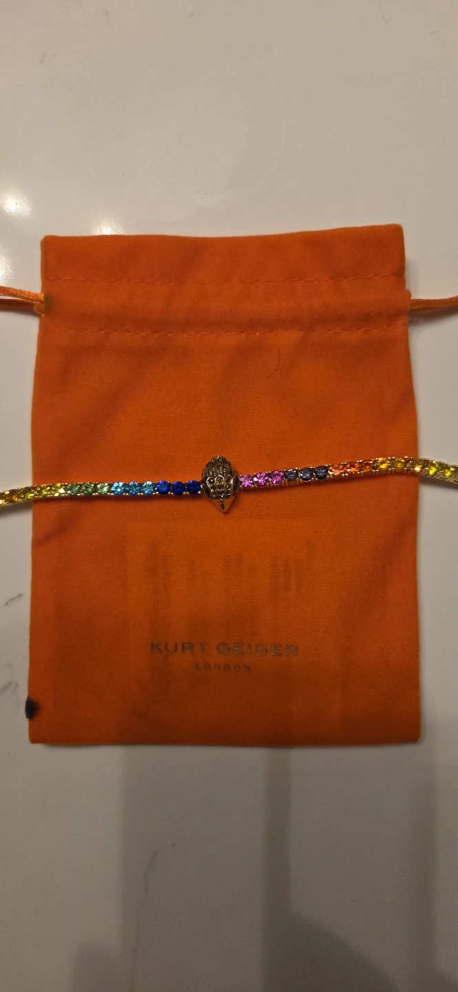 Kurt Geiger London Rainbow Crystal Bracelet with Eagle Head - photo 3