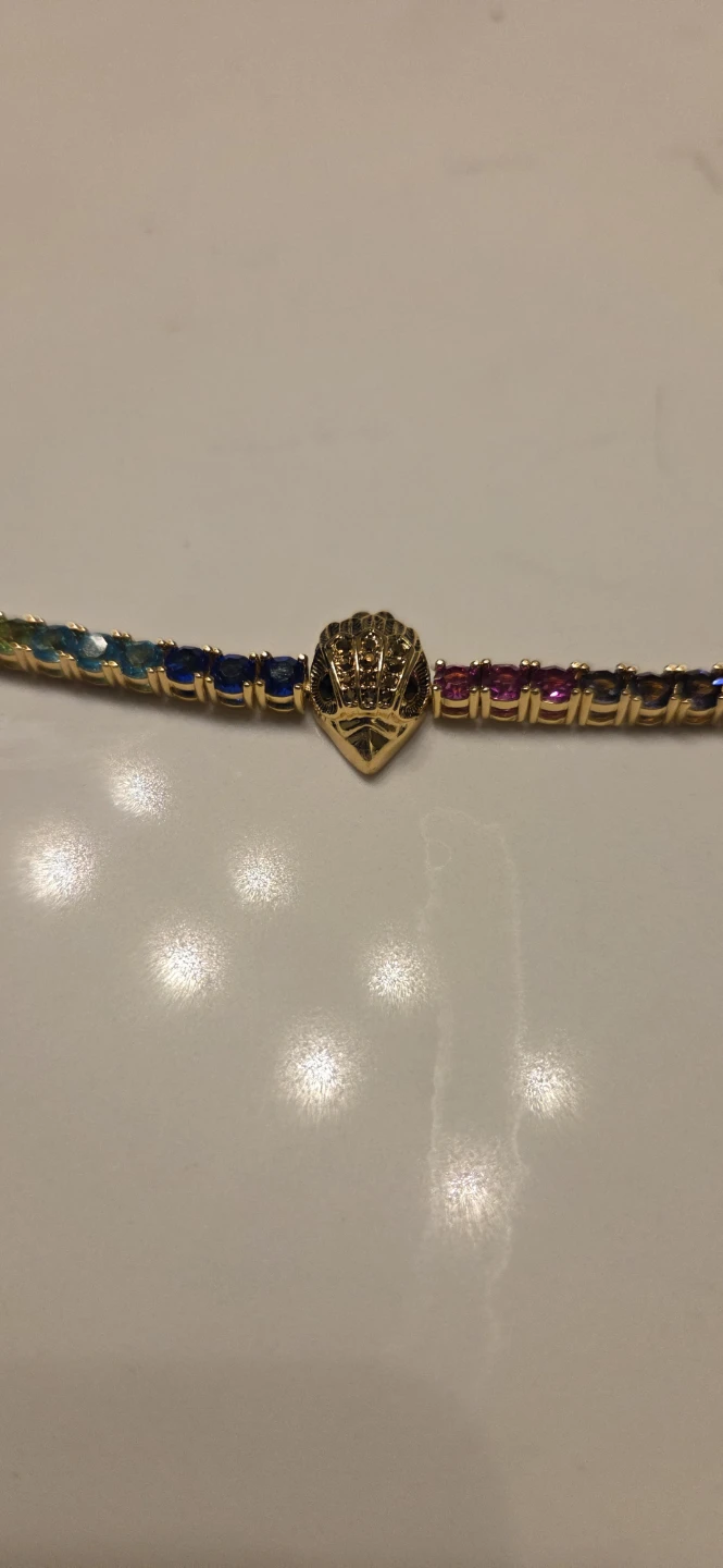 Kurt Geiger London Rainbow Crystal Bracelet with Eagle Head - photo 5
