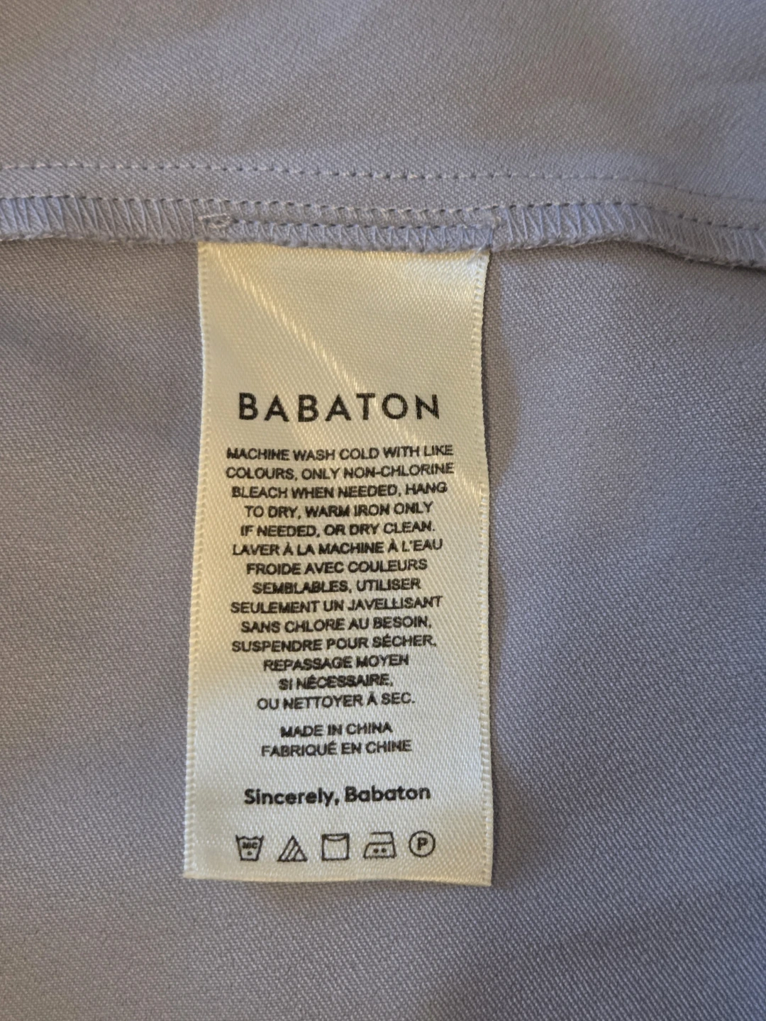 Babaton Lilac Square Neck Midi Dress with Slit - photo 4