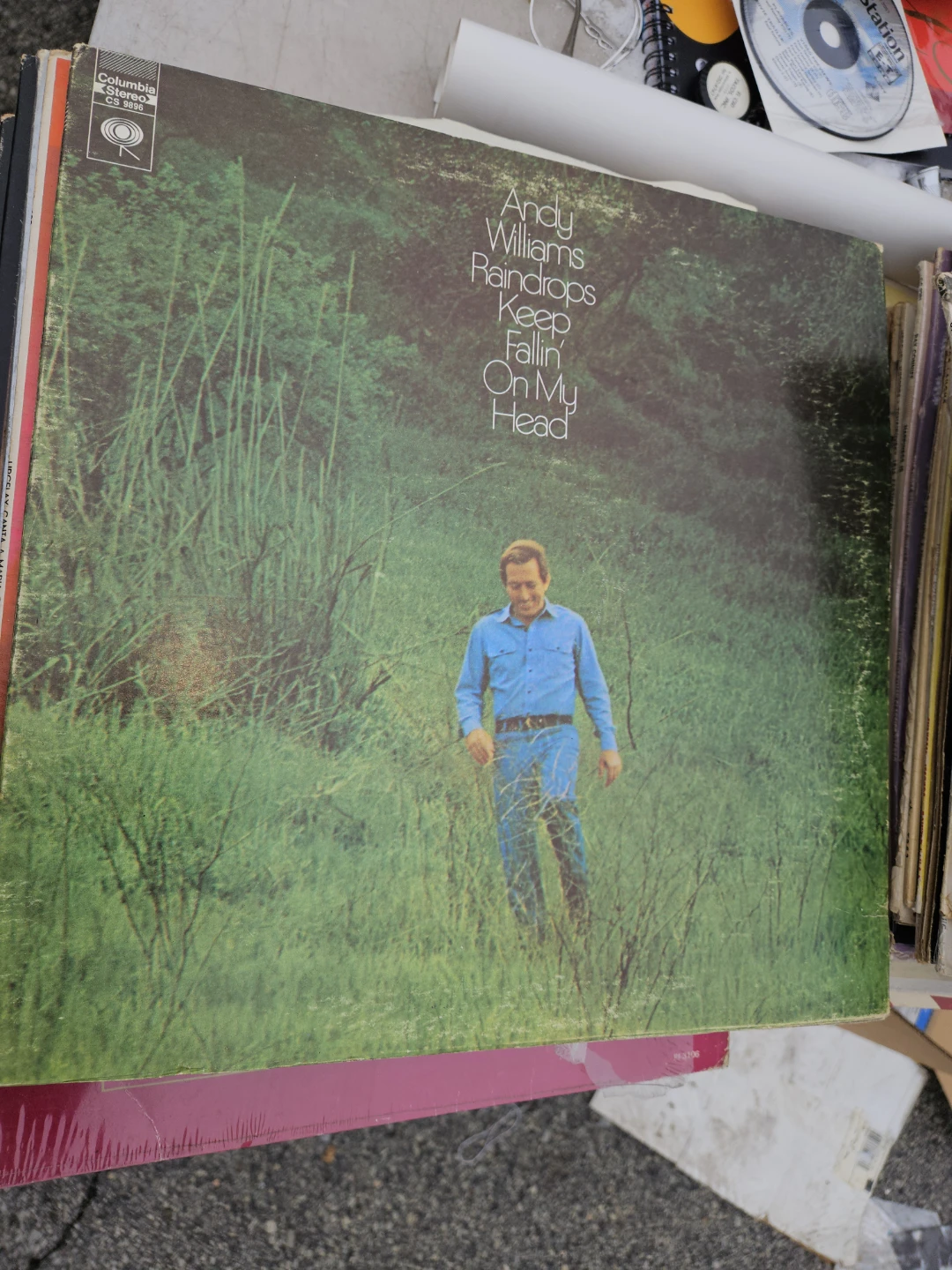 Andy Williams Raindrops Keep Fallin' On My Head Vinyl Record