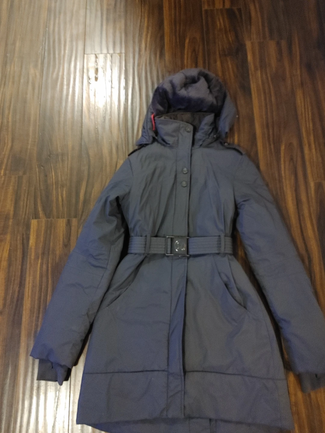 Lululemon Grey Winter Coat with Belt