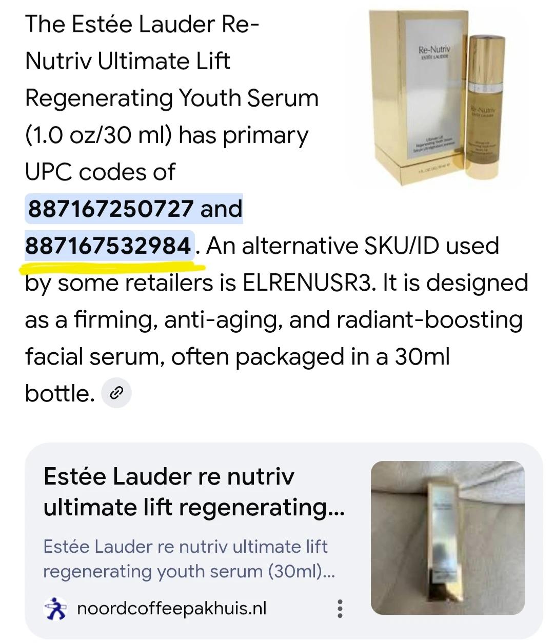 Estée Lauder Re-Nutriv Ultimate Lift Regenerating Youth Serum - photo 3