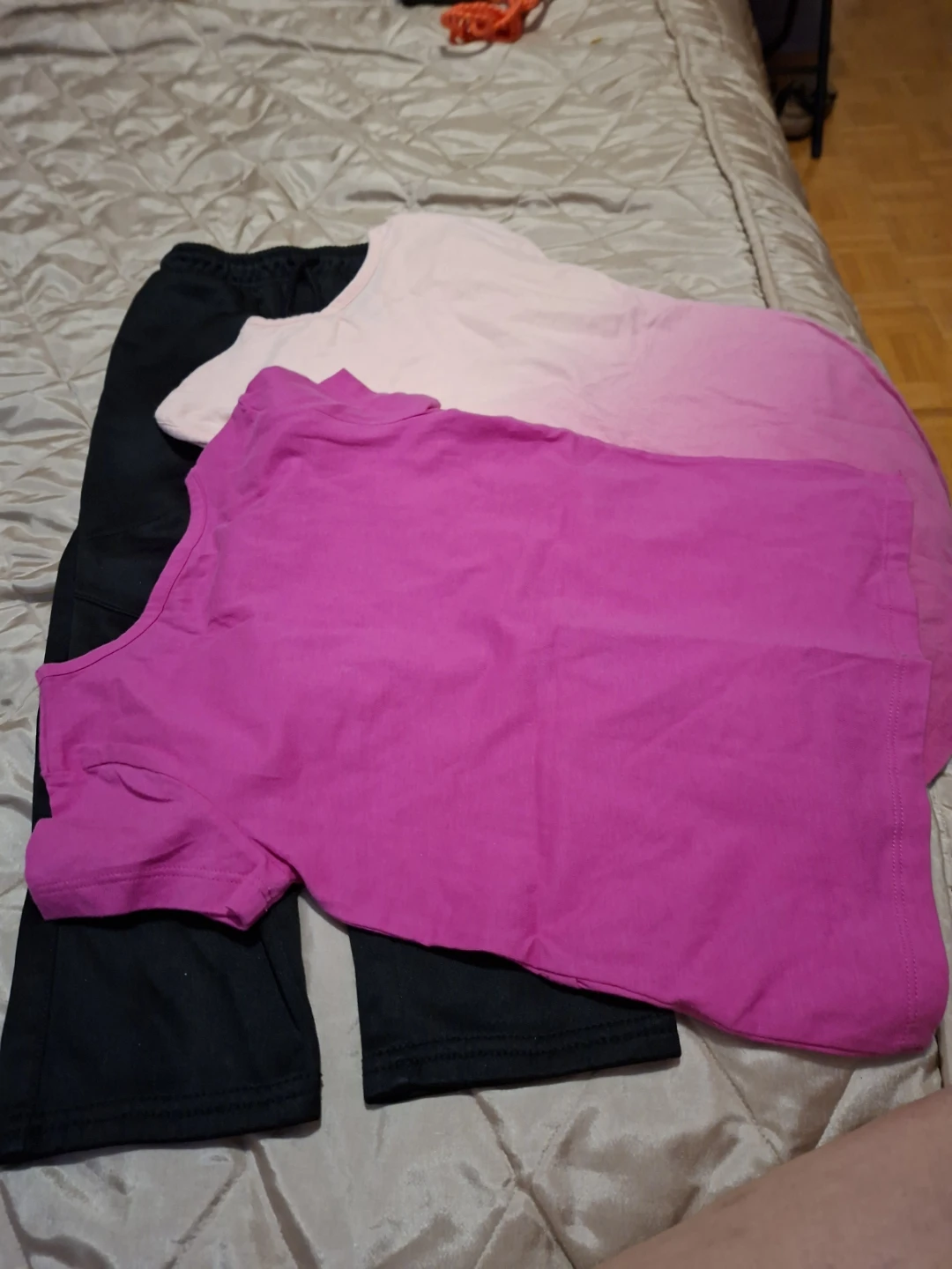 Girls Minnie Mouse & Vacay Mode T-Shirts and Black Pants Set🏆 - photo 5
