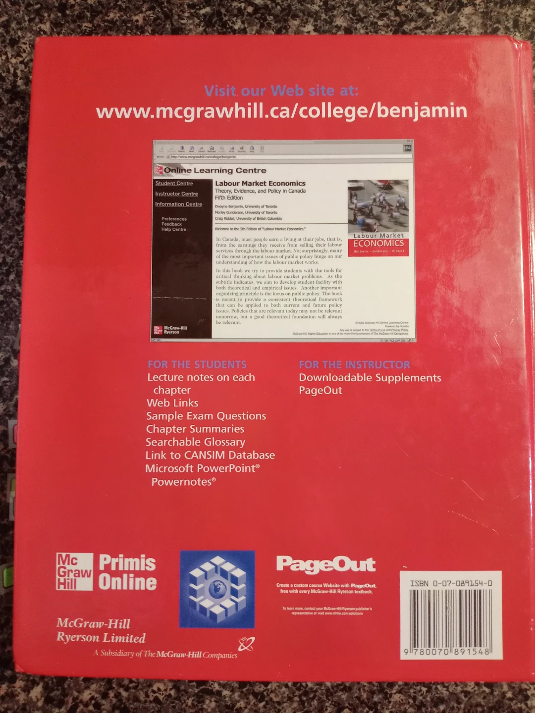 Labour Market Economics Fifth Edition Textbook - photo 2